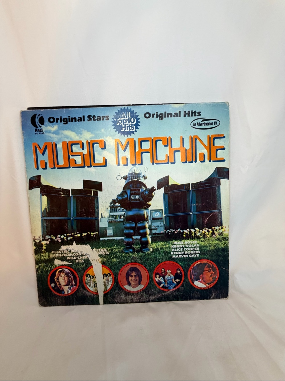 Music Machine-K-TEL  LP-1977 Various Artists Gibb Kiss Abba Vinyl Album Record